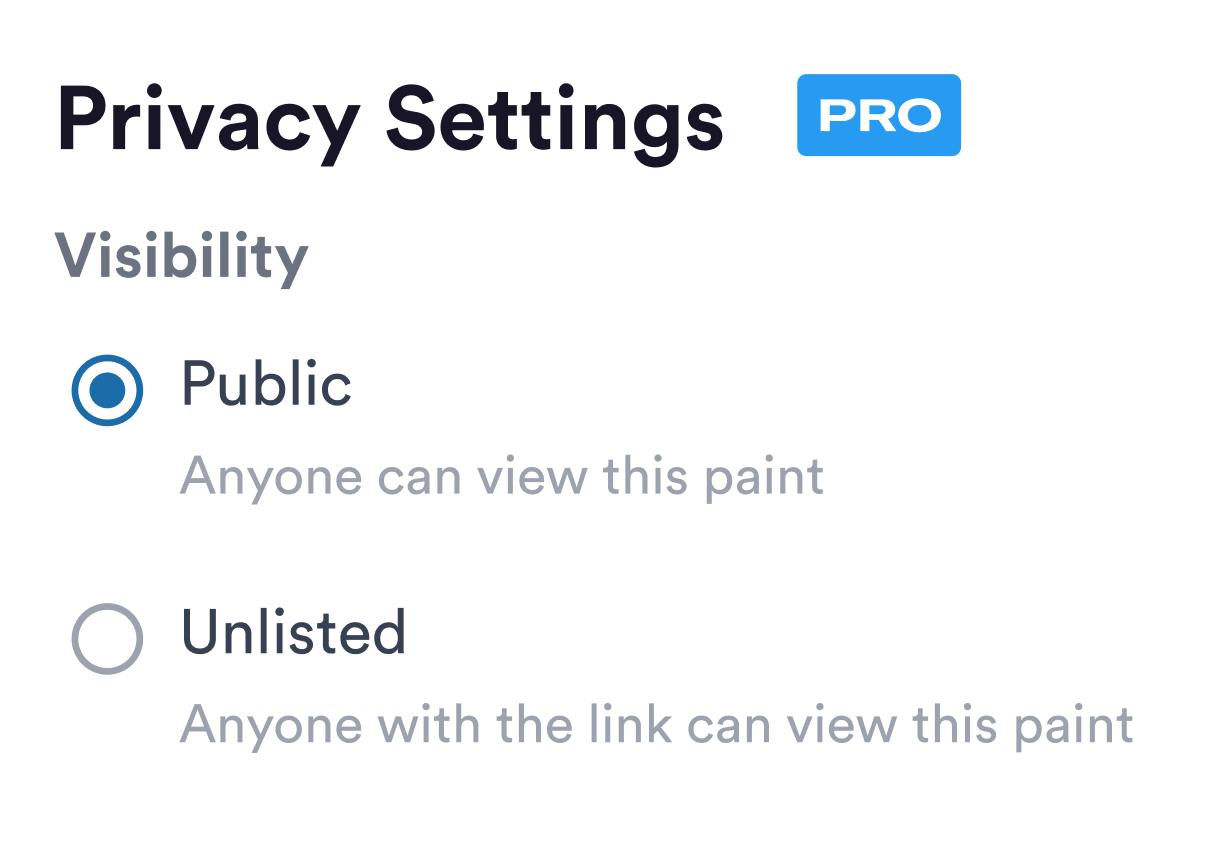 Privacy Settings